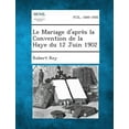 thumbnail image 1 of Le Mariage D'Apres La Convention de La Haye Du 12 Juin 1902 (Paperback), 1 of 1