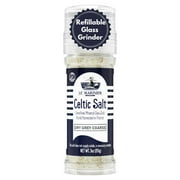 Le Marinier French Sea Salt Dry Grey Coarse, 3oz Refillable Glass Grinder. Mineral Rich 100% Natural and Unrefined. Coarse Sea Salt Organic. Hand Harvested Mineral Salt (3oz Dry Grey Coarse)