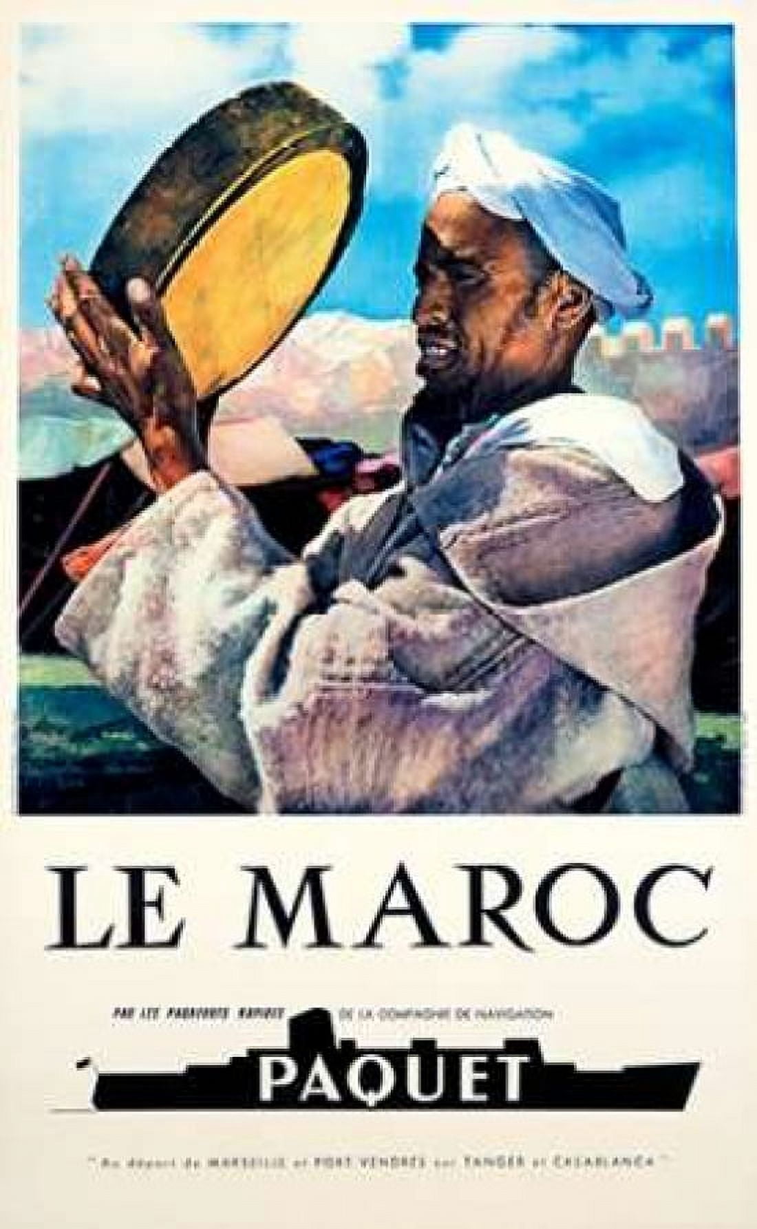 Le Maroc Navigation Paquet Canvas Art - Unknown (24 x 36)