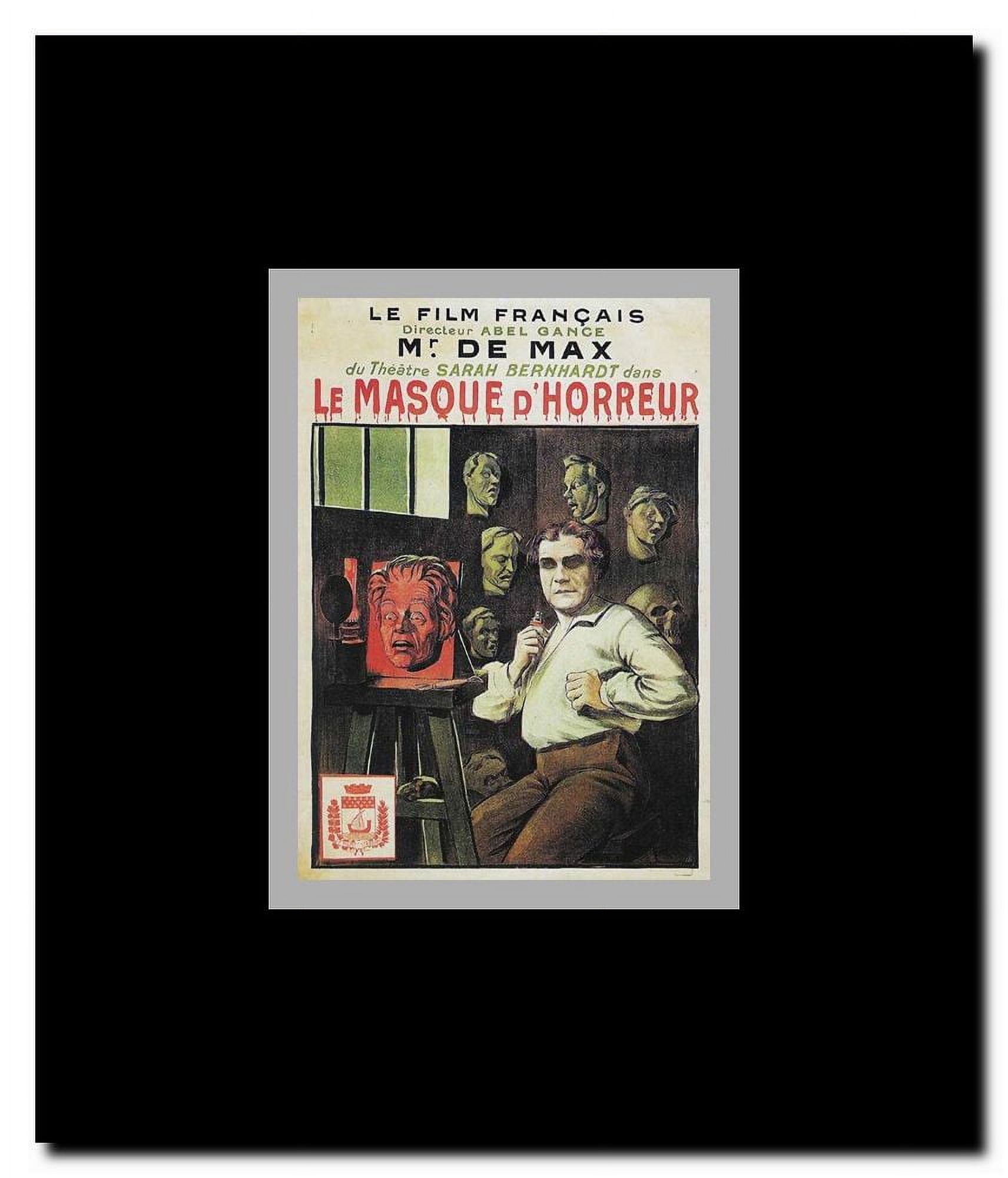 Le Masque d'horreur Framed Movie Poster