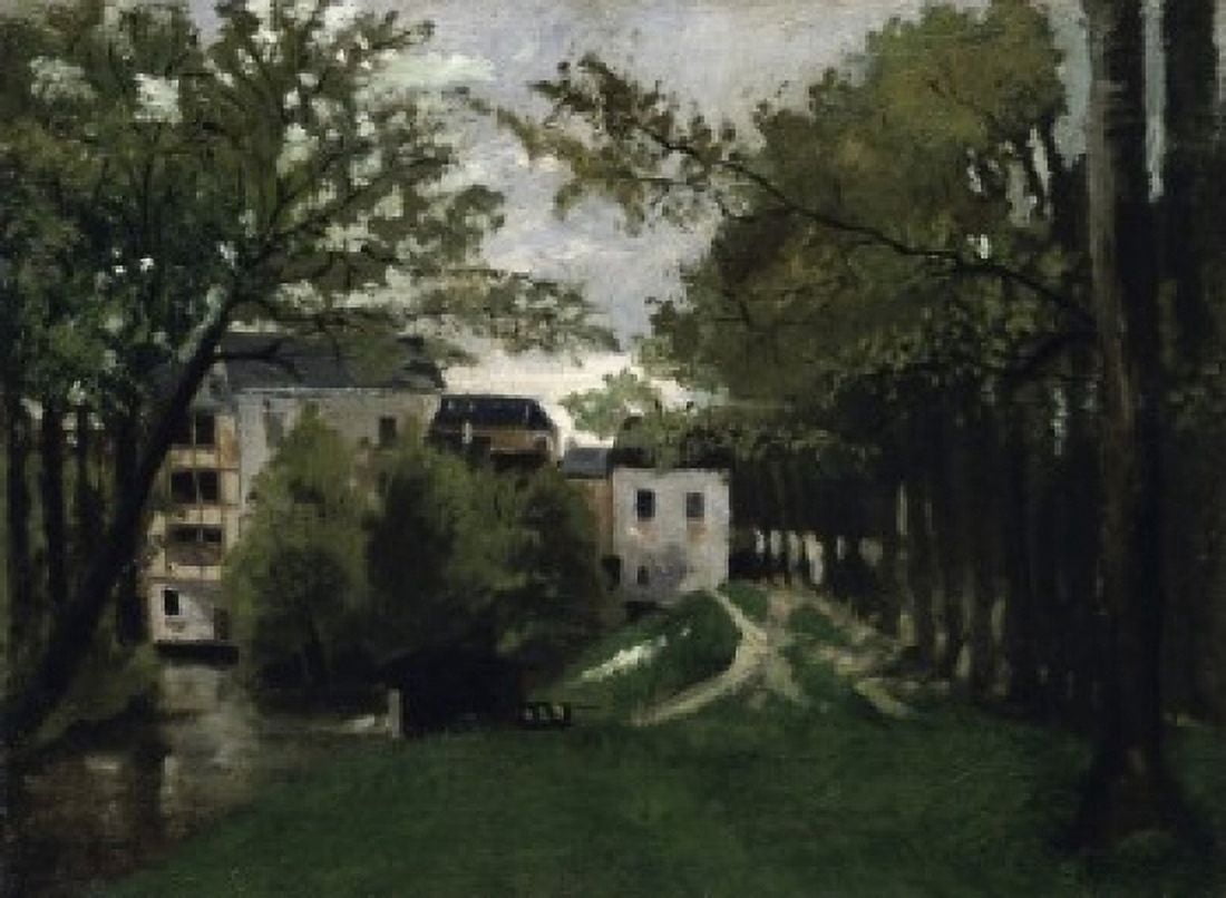 Le Moulin a La Roche Guyon Camille Pissarro (1830-1903 French) Canvas Art - Camille Pissarro (18 x 24)