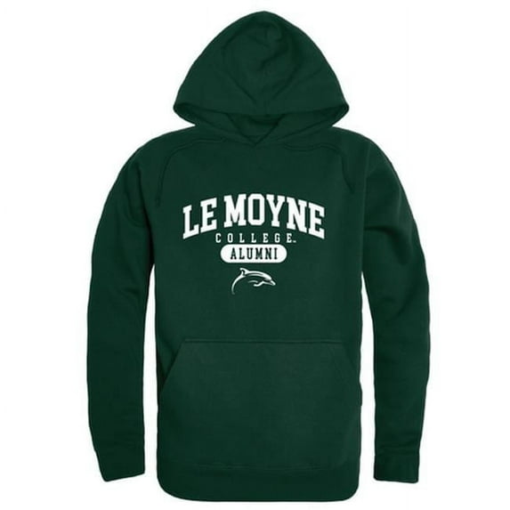 Le Moyne College Dolphins Alumni Hoodie, Forest Green - Small