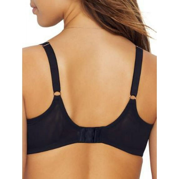 Le Mystere BLACK Modern Mesh Full Fit Underwire Bra, US 36DDD, UK 36E
