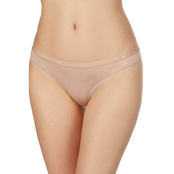 Le Mystere Infinite Comfort Panty Thong Panties Natural, Large-X-Large