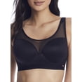 thumbnail image 1 of Le Mystere Womens Sheer Illusion Medium Impact Sports Bra Style-7380, 1 of 2