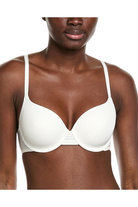 Le Mystere womens Second Skin Smoother Bra, 34D, White