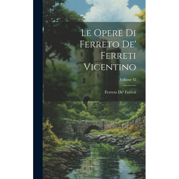 Le Opere Di Ferreto De' Ferreti Vicentino; Volume 42 (Hardcover)