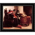 thumbnail image 1 of Le Pape et l'Inquisiteur, dit aussie Sixte IV et Toruemada 23x20 Black Ornate Wood Framed Canvas Art by Laurens, Jean Paul, 1 of 2