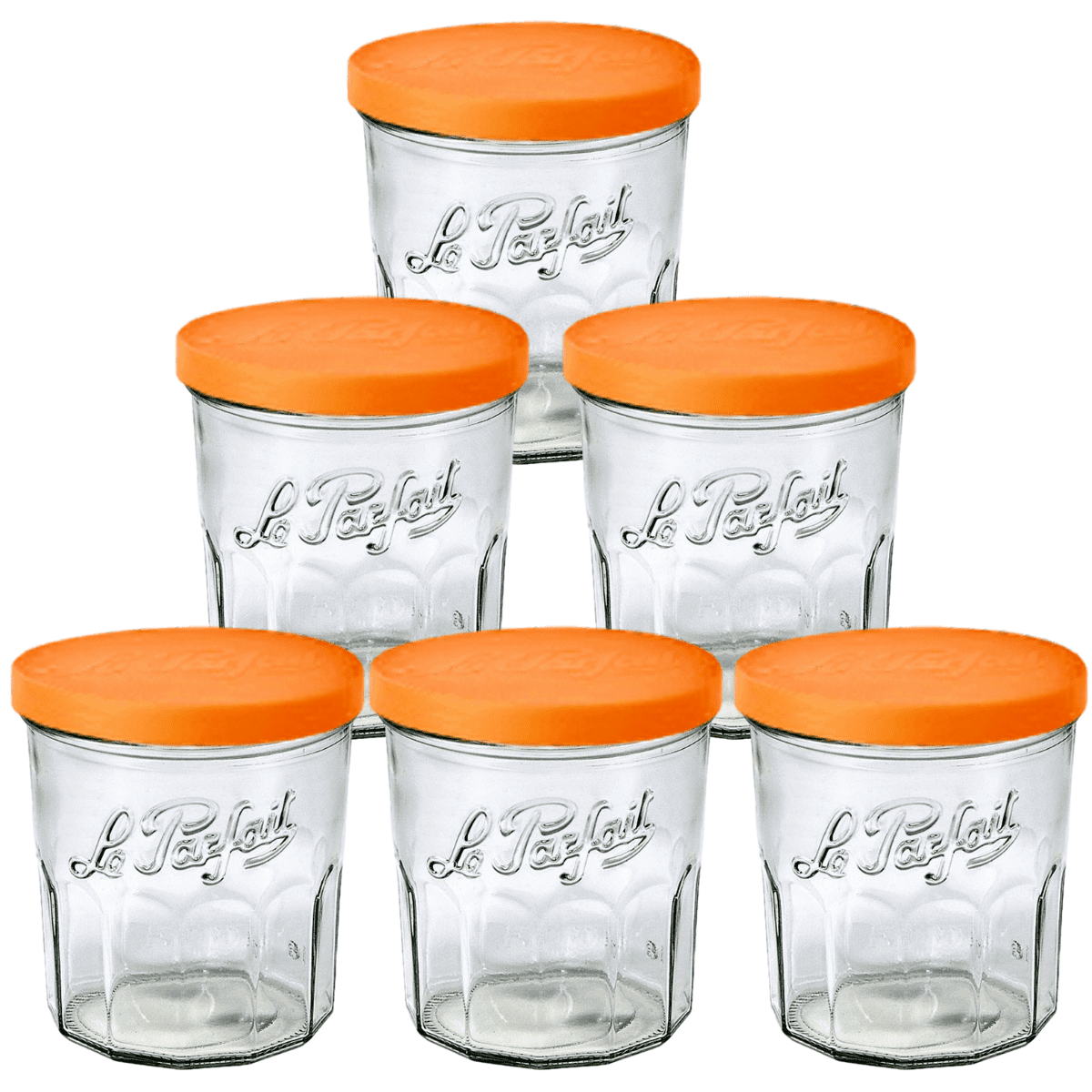 Le Parfait Screw Top Jars – Large French Glass Jars For Pantry