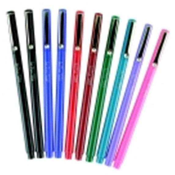 Le Pen Acid-Free Non-Toxic Pen, Micro Fine Tip, Assorted Color, Pack - 10