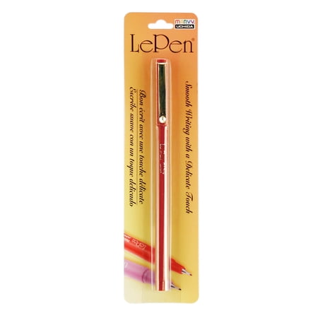 Le Pen Colored Writing Pen Burgundy