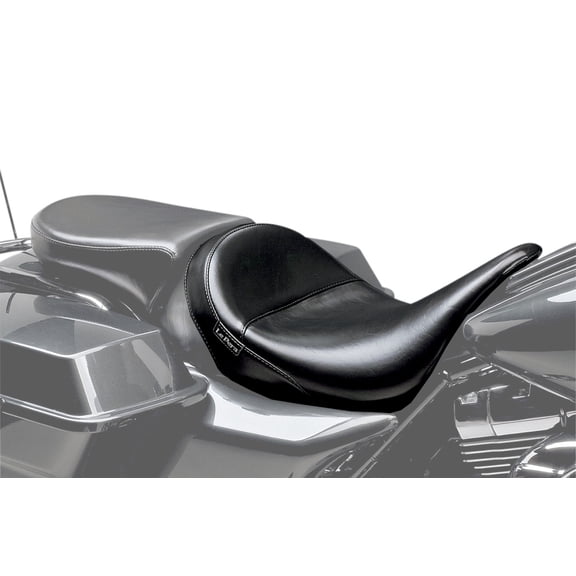 Le Pera Aviator Smooth Solo Black Motorcycle Seat (LK-017)