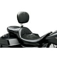 thumbnail image 1 of Le Pera Daddy Long Legs Stitched Black Motorcycle Seat w/Backrest (LK-957DLBR), 1 of 1