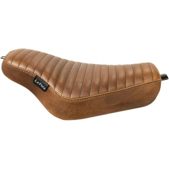 Le Pera LK-356PTTDV Streaker Solo Seat - Pleated Brown
