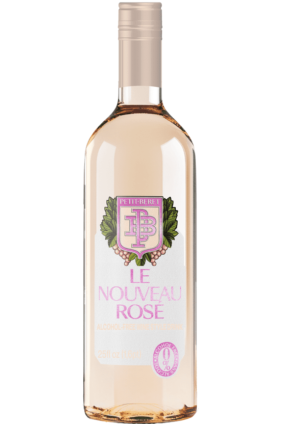 Le Petit Bret Non-Alcoholic Rose Wine, No Added Sugar, Vegan, 0.0% ABV, 750ml