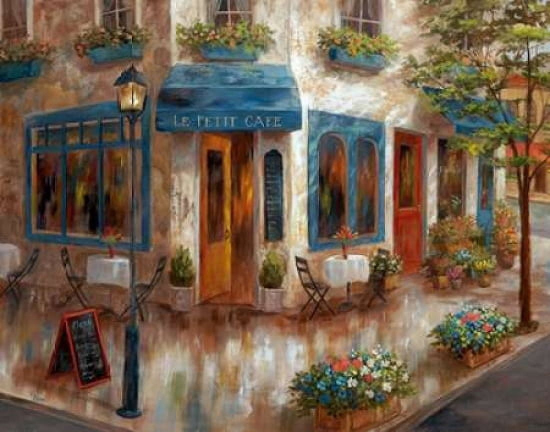 Le Petit Cafe Canvas Art - Nan (22 x 28)