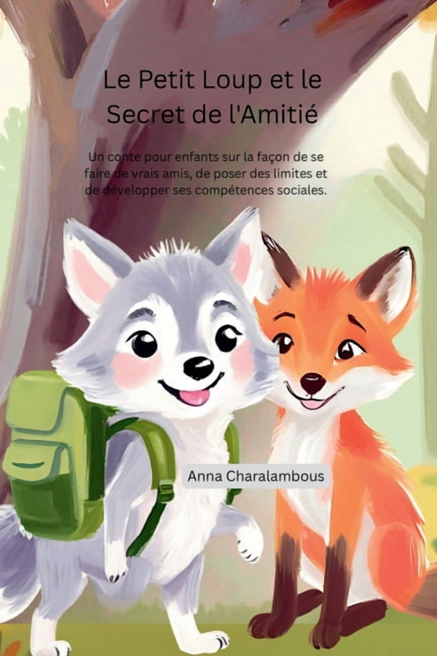 Le Petit Loup et le Secret de l'AmitiÃ©: Un conte pour enfants sur la faÃ§on de se faire de vrais amis, de poser des limit, (Paperback)