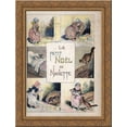 thumbnail image 1 of Le Petit Noel de Nanette 24x18 Gold Ornate Wood Framed Canvas Art by Theophile Steinlen, 1 of 2