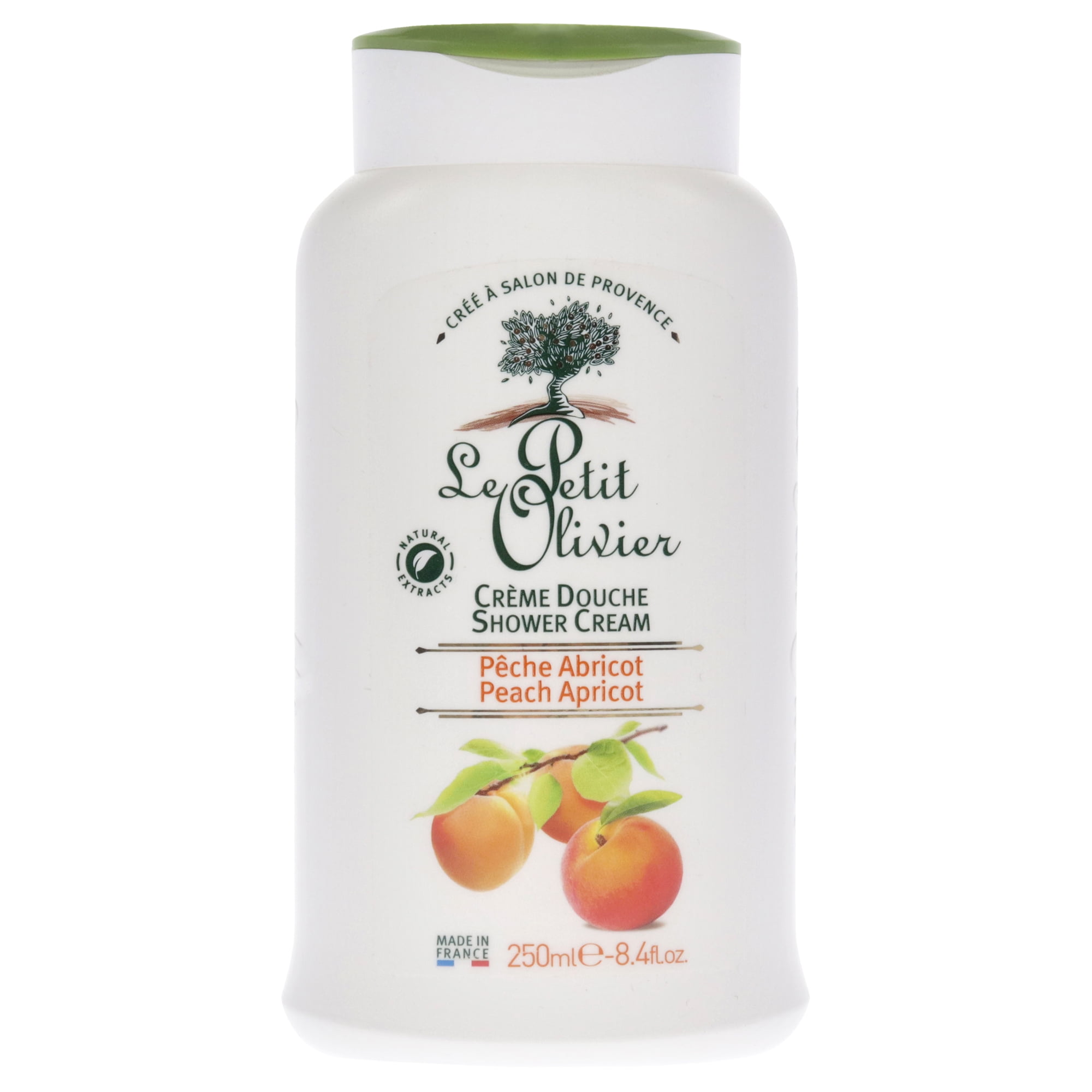 Le Petit Olivier Shower Cream - Peach Apricot , 8.4 oz Shower Cream