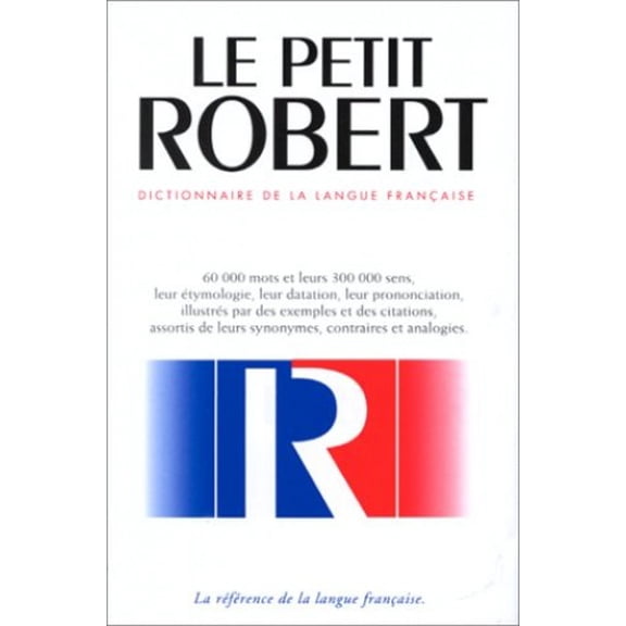 Pre-Owned Le Nouveau Petit Robert Dictionnaire De La Langue Francaise: Des Noms Propres Paperback