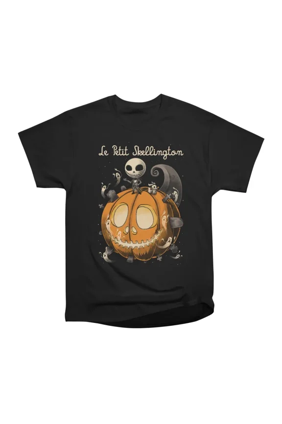 Le Petit Skeleton Halloween Animation Gift T-Shirt Tee Gift For Him Merch For Her Apparel