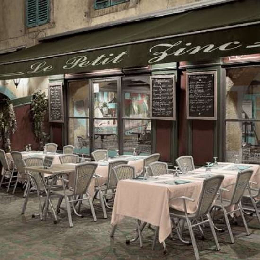 Le Petit Zinc Cafe Canvas Art - Alan Blaustein (24 x 24)