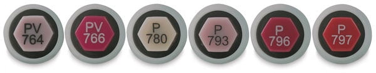 Le Plume Permanent Marker Set - Pinks, Set of 6