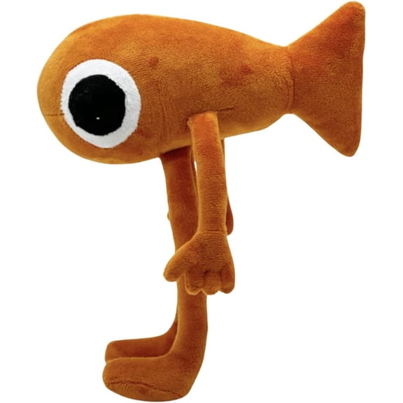 Le Poisson Steve Plush Doll Toy, Stuffed Toy Game Gifts for Gaming Fans, Orange 1 PC (24cm)