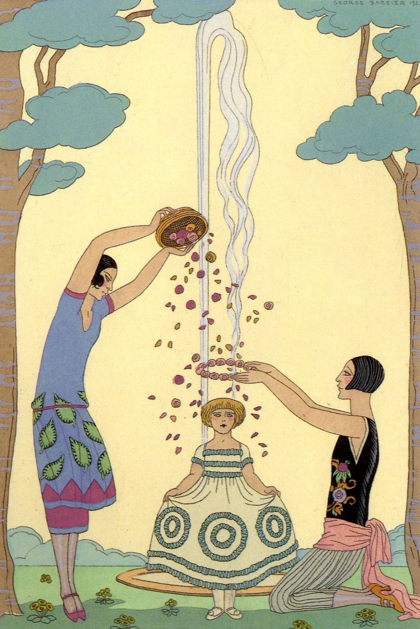 Le Printemps Canvas Art - George Barbier (24 x 36)