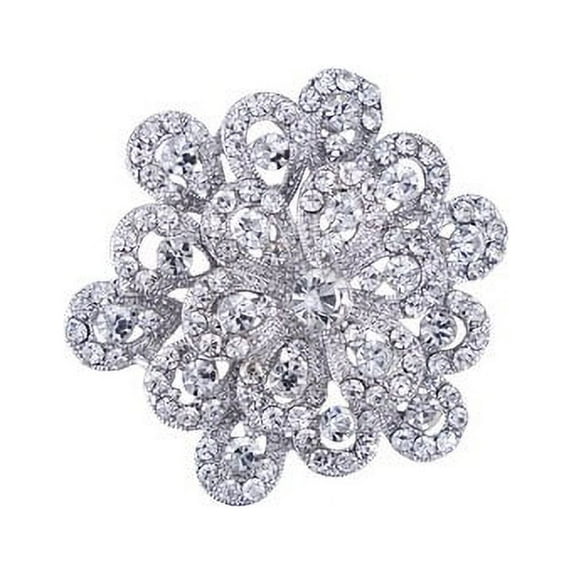 Le Prise Rhinestone Brooch