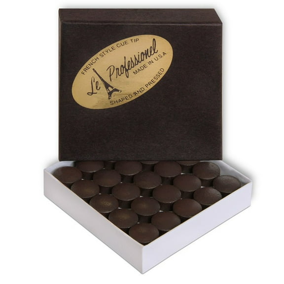Le Pro Billiard Pool Cue Tips - 1 box - 50 tips - Choose your size