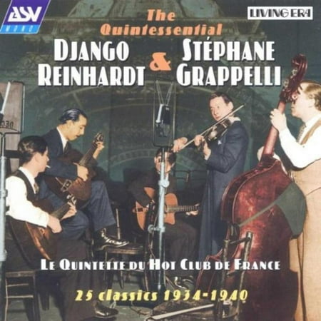 Quintette du Hot Club de France: 25 Classics 1934-1940 (CD) by Django Reinhardt & Stephane Grappelli