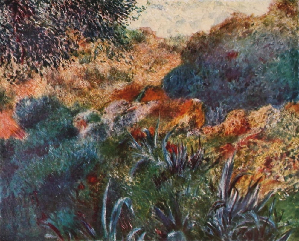 Le Ravin de la Femme Sauvage Canvas Art - Pierre-Auguste Renoir (24 x 36)