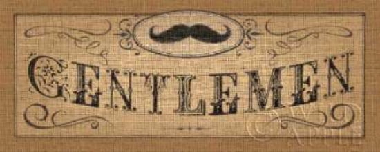 Le Restroom Burlap II Canvas Art - Pela Studio (10 x 20)
