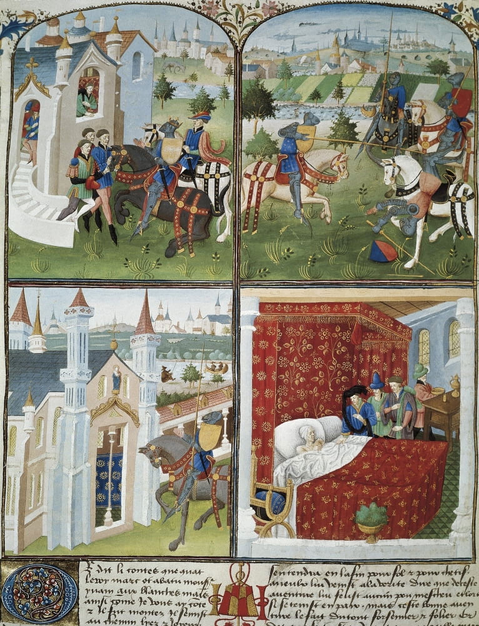 Le Roman De Tristan Canvas Art -  (18 x 24)