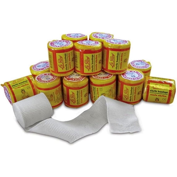 Le Roy Mexican Gauze Boxing Hand Wraps Elastic Bandages Revgear Ambra LeRoy Combat Sports Non-Sterile, 2" x 5.5 yd - 16 pack
