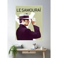 thumbnail image 1 of Le Samouraã¯ Poster Wall Art, Modern Wall Decor For Living Room Bedroom, 12x18 UNFRAMED, 1 of 3