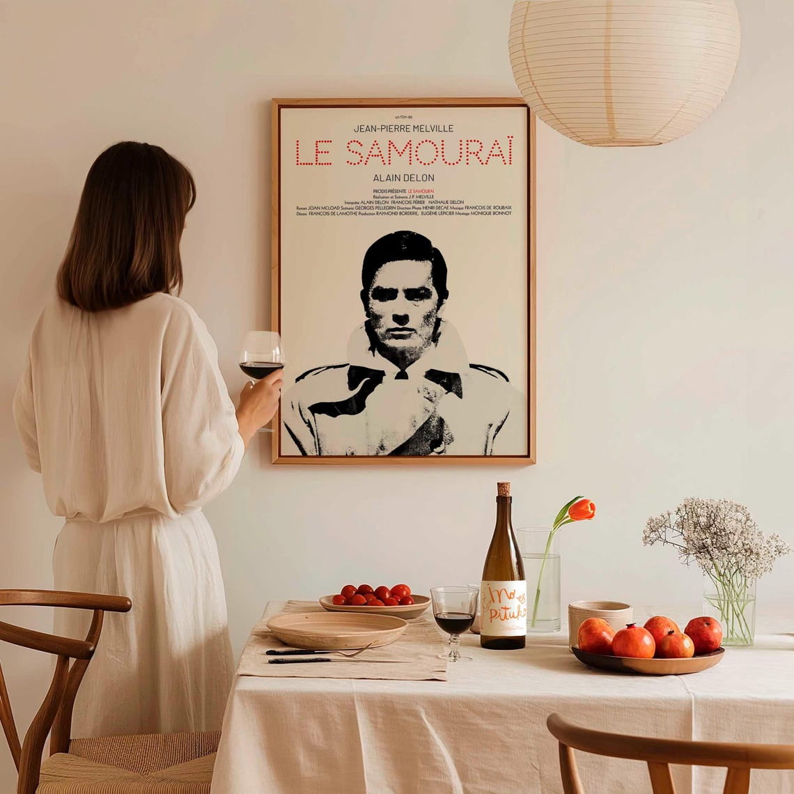 Le Samourai 1967 Wall Art Print, Jean Pierre Melville Alain Delon Film ...