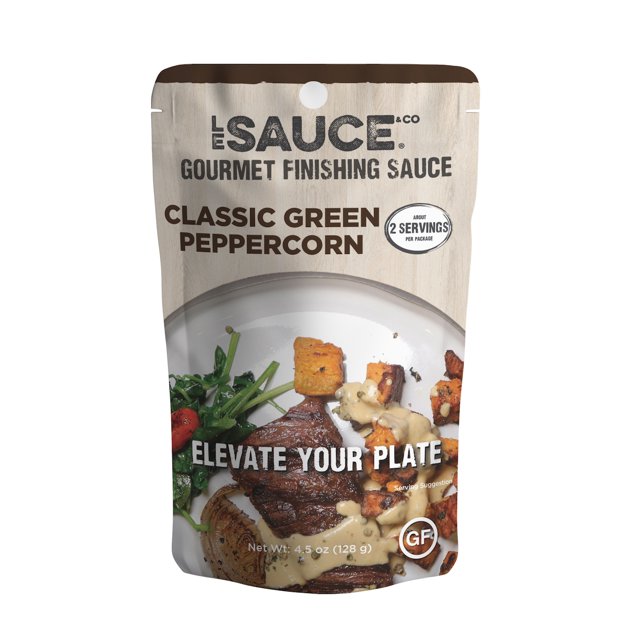 Le Sauce & Co Gluten Free Classic Green Peppercorn Sauce, 4.5 oz