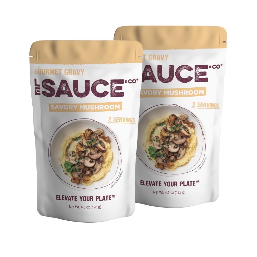Le Sauce & Co. MMF7 Savory Gourmet (2pack), Mix, Broth, Perfect for