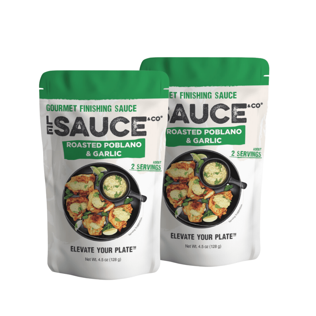 Le Sauce & Co. Gourmet Gravy Bundle - Roasted Chicken, Savory Mushroom & Beefy French Onion (Pack Of 3)