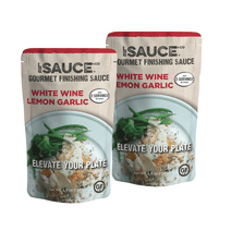 Le Sauce & Co.® White Wine Lemon Garlic Gourmet Finishing Sauce 2-pack