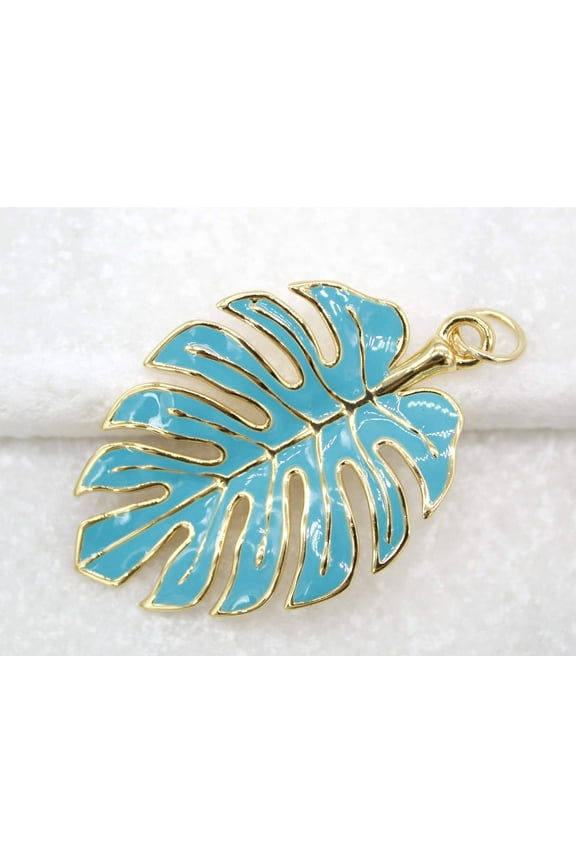 18K Gold Filled Leaf Pendant