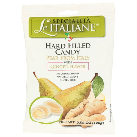 Le Specialita Italiane Ginger Pear Candy 3.52 oz (Pack Of 12)