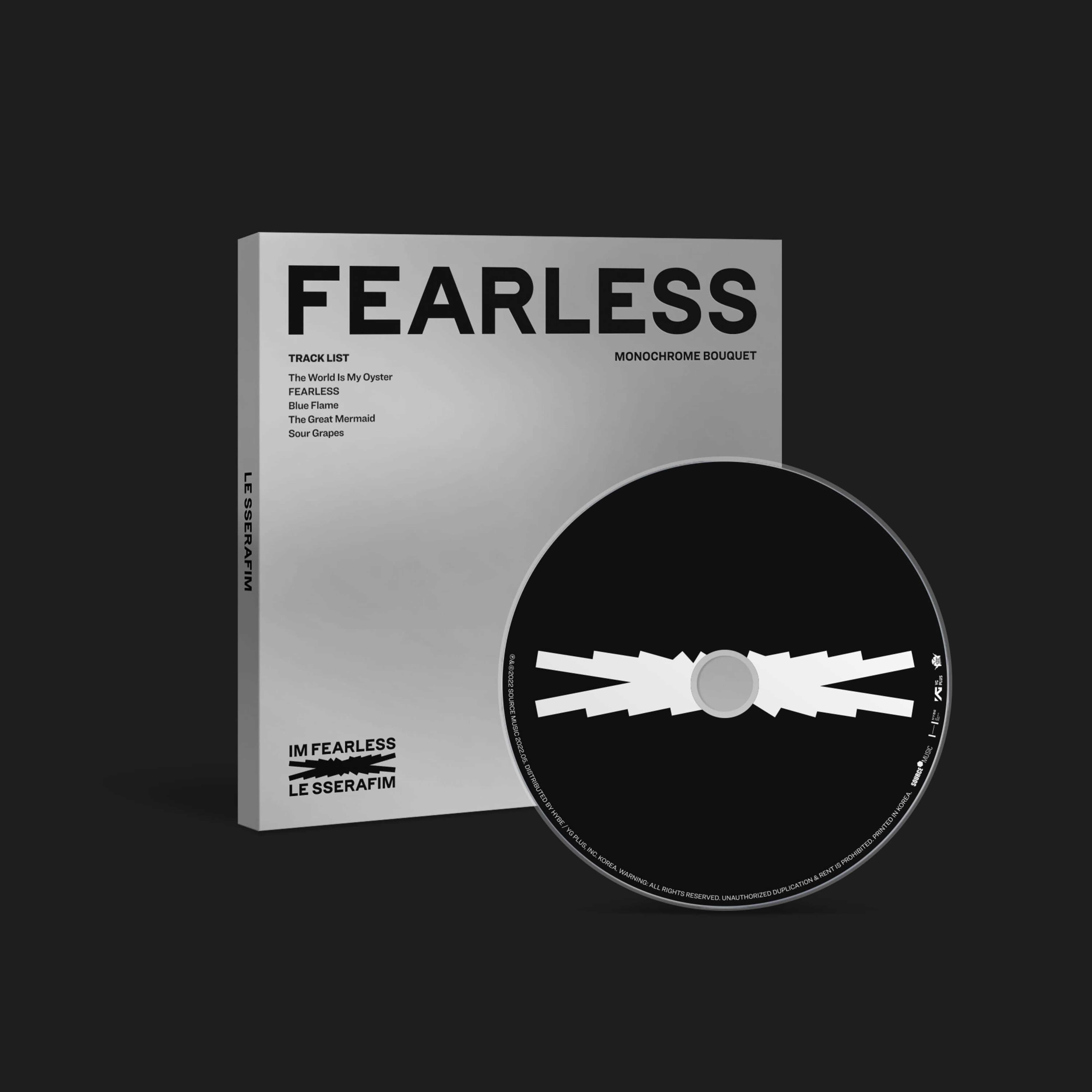 Le Sserafim - 1st Mini Album 'FEARLESS' [Monochrome Bouquet Ver