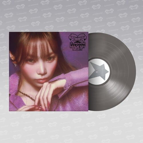 Le Sserafim - 2nd Single Album 'Made My Night' Vinyl [CHIC SILVER ver.] - Music & Performance