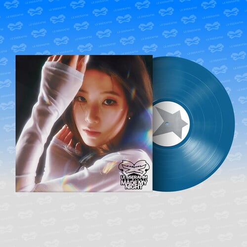 Le Sserafim - 2nd Single Album 'Made My Night' Vinyl [SKY BLUE ver.] - Music & Performance