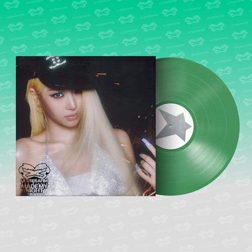 Le Sserafim - 2nd Single Album 'Made My Night' Vinyl [SPRING GREEN ver.] - Music & Performance