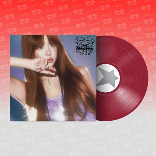 Le Sserafim - 2nd Single Album 'Made My Night' Vinyl [WARM RED ver.] - Music & Performance