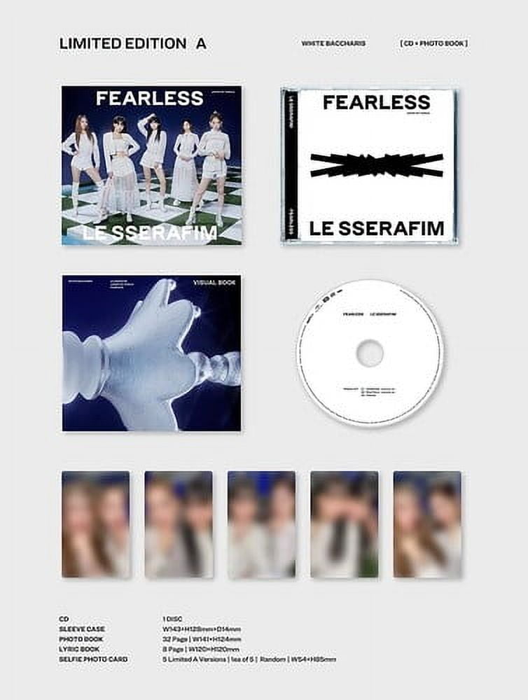 Le Sserafim - LE SSERAFIM - Fearless (Limited Edition A - CD + Photobook) - Music & Performance - CD Le Sserafim - LE SSERAFIM - Fearless (Limited Edition A - CD + Photobook) - Music & Performance - CD